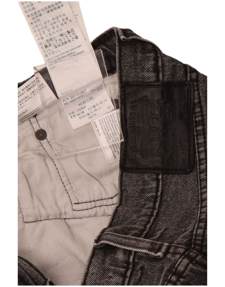 LEVI'S Jeans skinny 510 da uomo W32 L30 cotone grigio