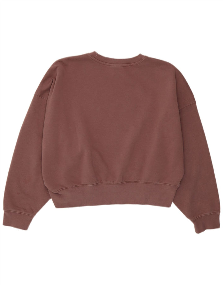 Felpa oversize da donna Adidas UK 12 cotone viola medio