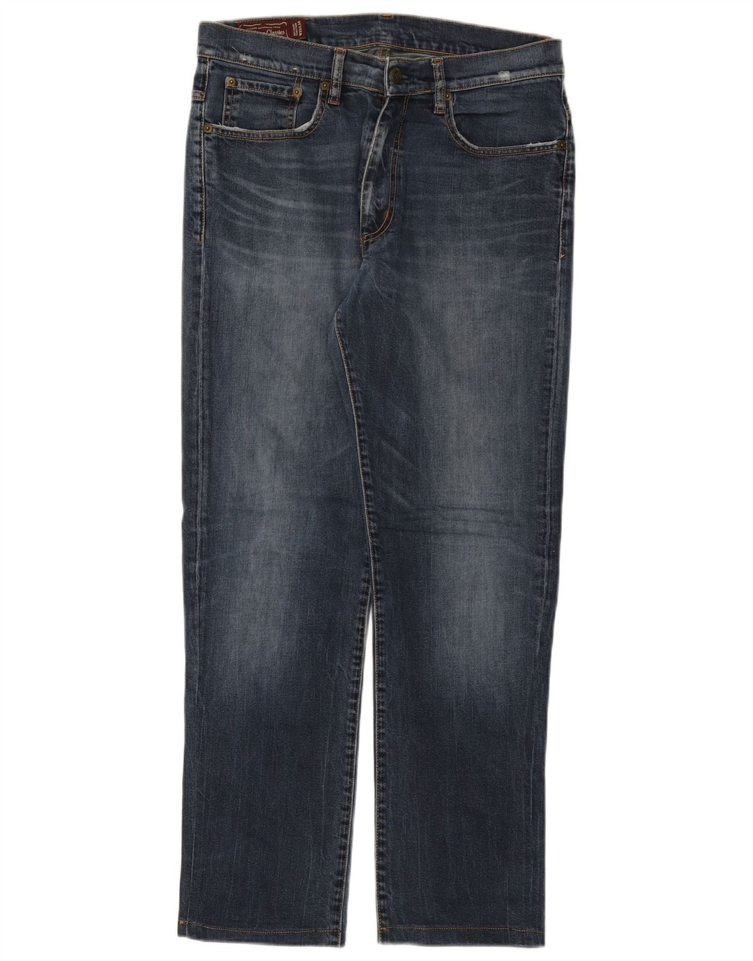MARLBORO CLASSICS Jeans dritti da uomo W33 L29 cotone blu navy