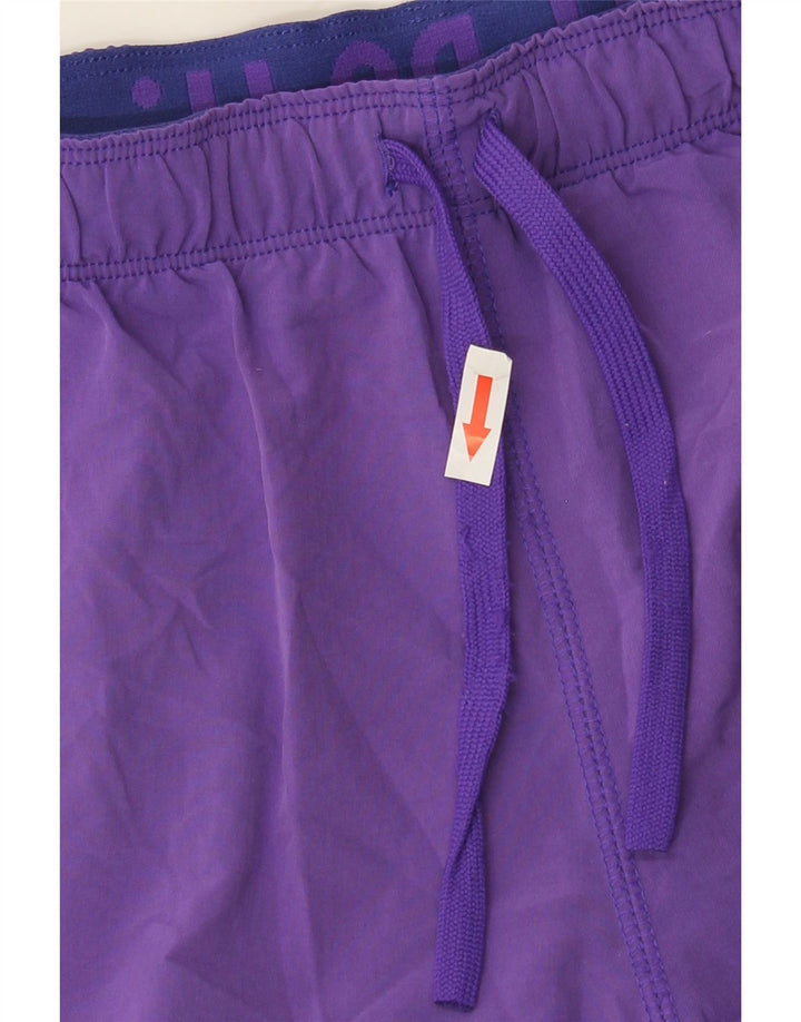 Pantaloncini sportivi Nike da donna Dri Fit UK 14 poliestere viola medio