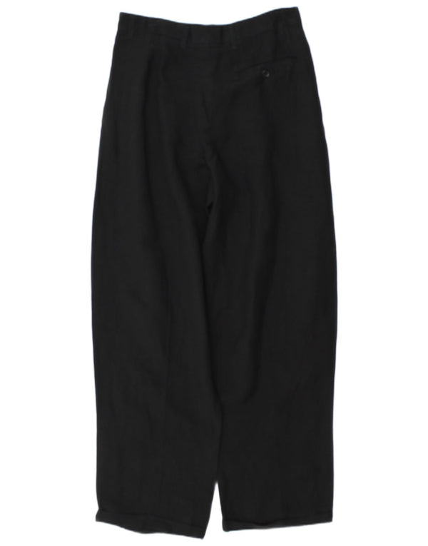 Pantaloni chino con pegging da donna Byblos IT 46 Large W32 L30 Lino nero
