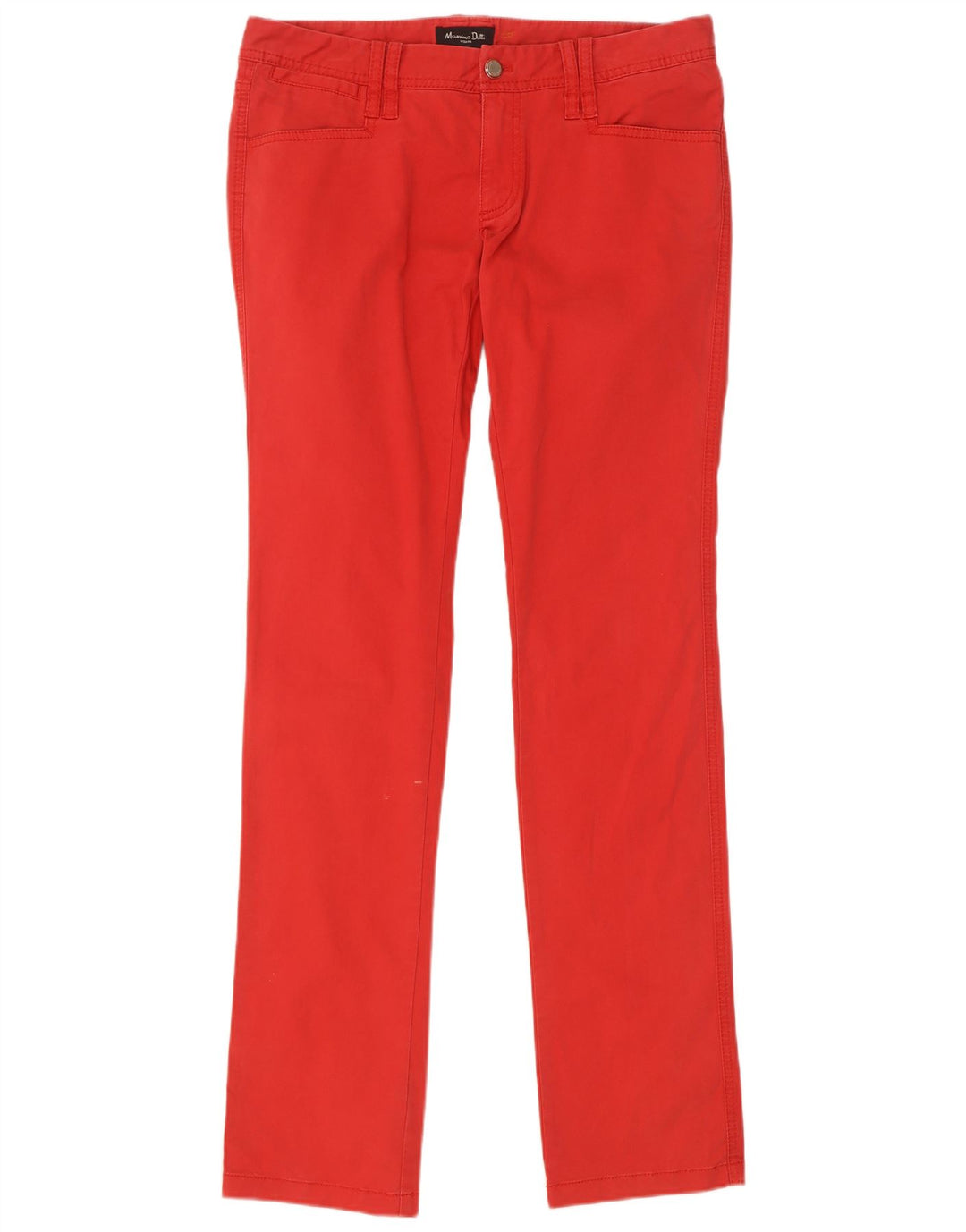 Pantaloni casual slim da donna Massimo Dutti EU 40 Medium W30 L34 Rossi