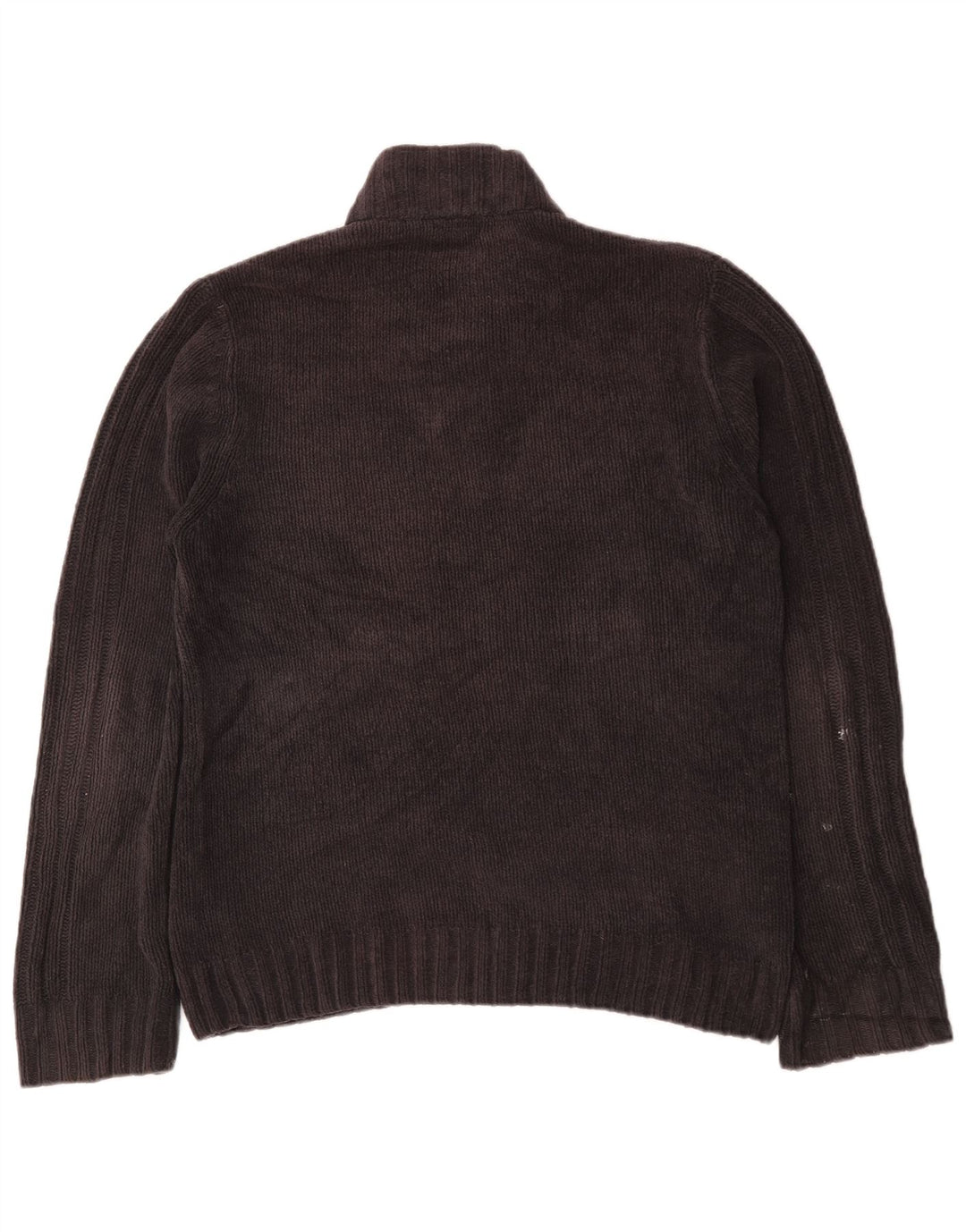 Maglione da uomo M&Co con collo a bottoni, grande poliestere grigio