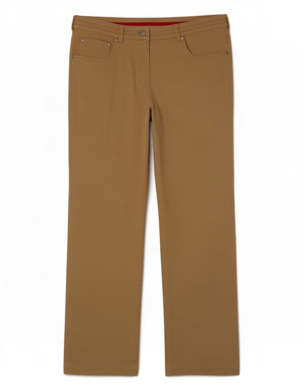 Pantaloni casual dritti da donna Fila UK 16 Large W36 L29 Cotone beige