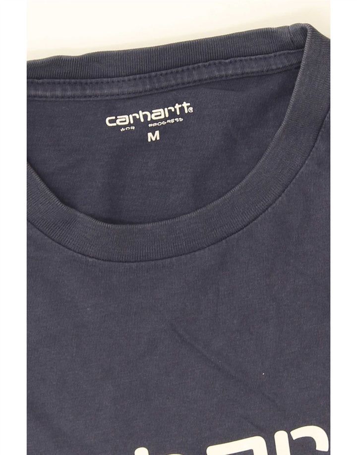 T-shirt grafica da uomo Carhartt Top medio blu navy