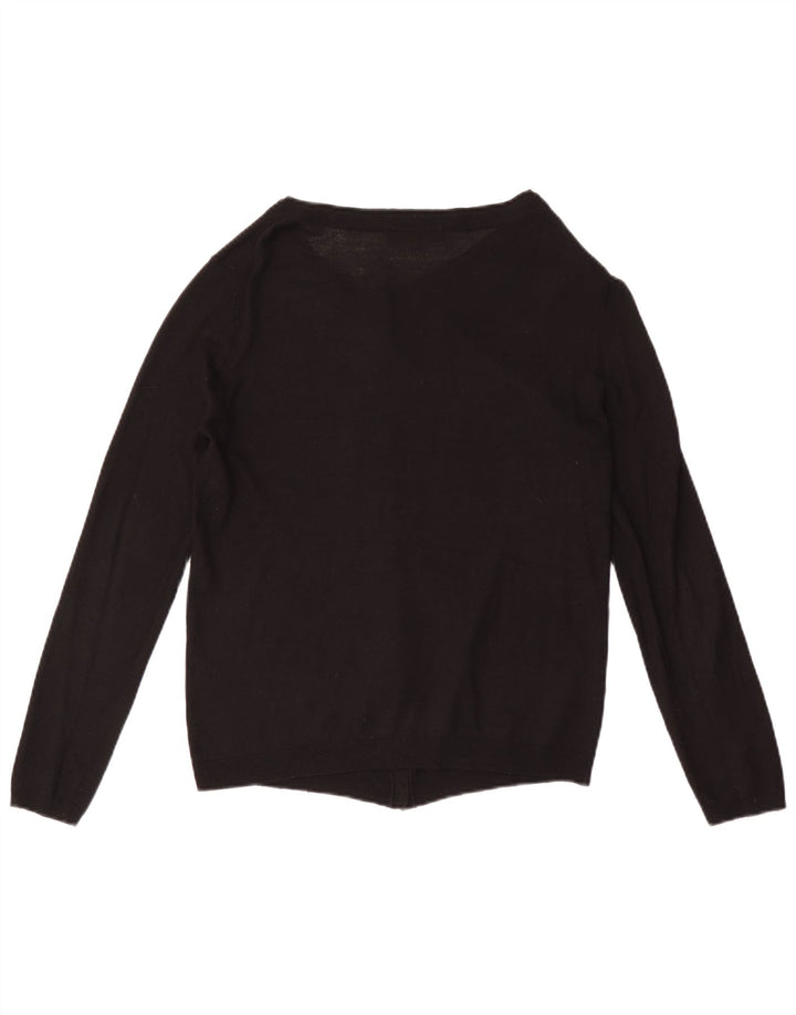Maglione cardigan da donna Zara UK 12 medio nero