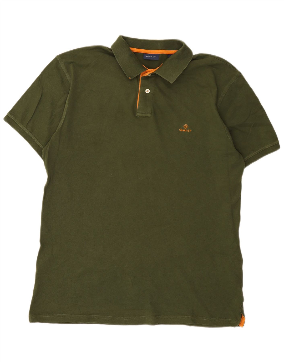 Polo da uomo Gant XL in cotone verde