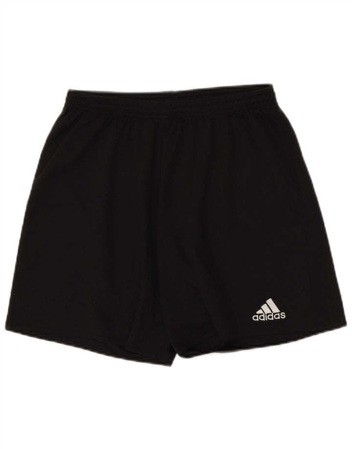 Pantaloncini sportivi Adidas Climalite da uomo medio poliestere nero