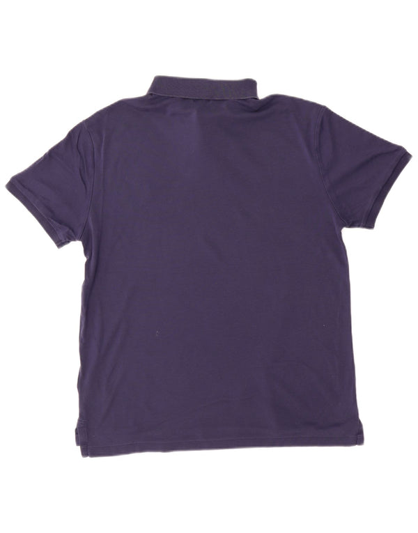 Polo Ralph Lauren da uomo slim fit personalizzata Polo in cotone blu navy medio