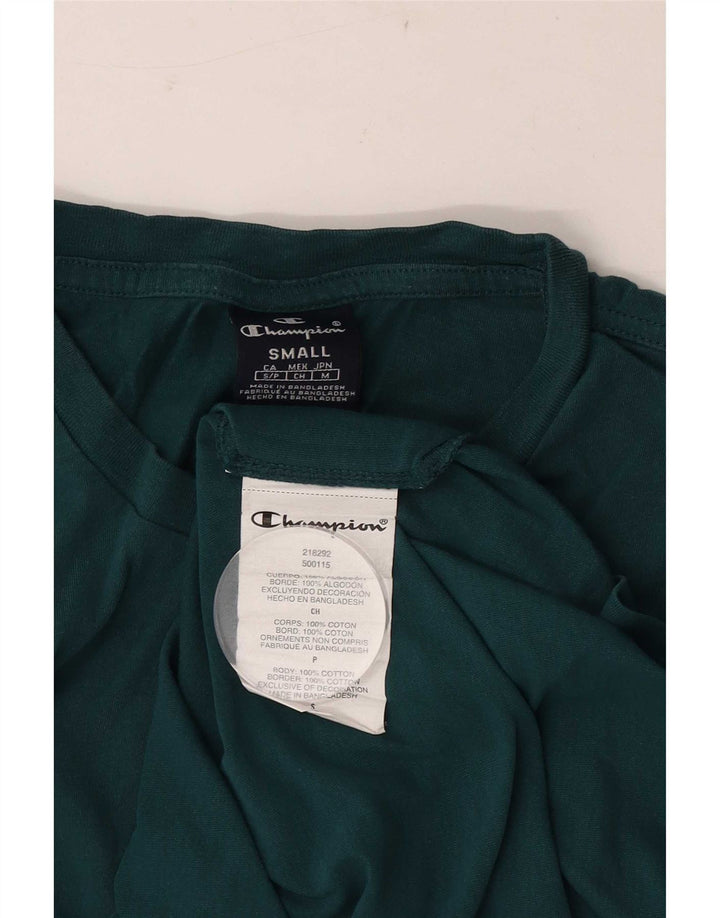 T-shirt da uomo Champion Top piccola in cotone verde