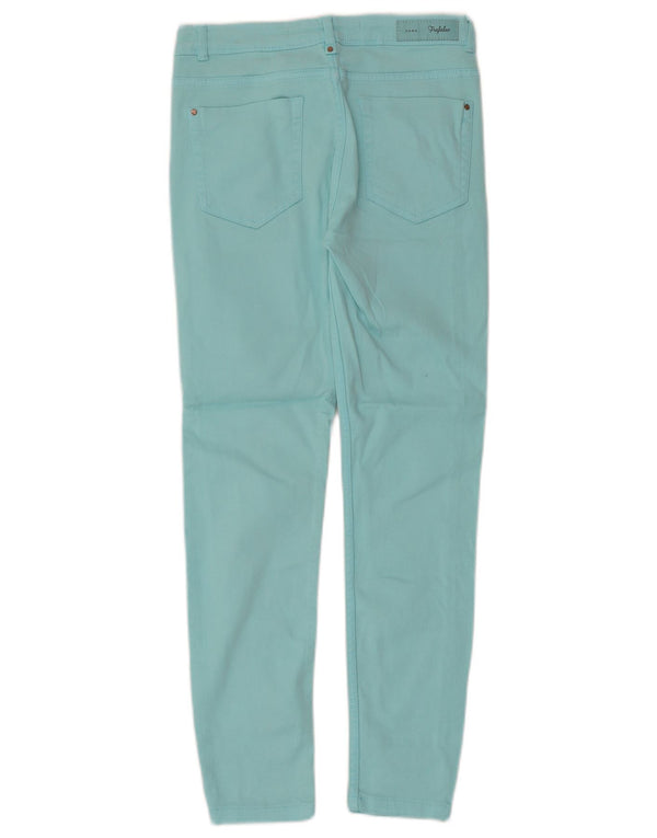 Jeans skinny Trafaluc da donna Zara EU 34 2XS W24 L25 Cotone turchese