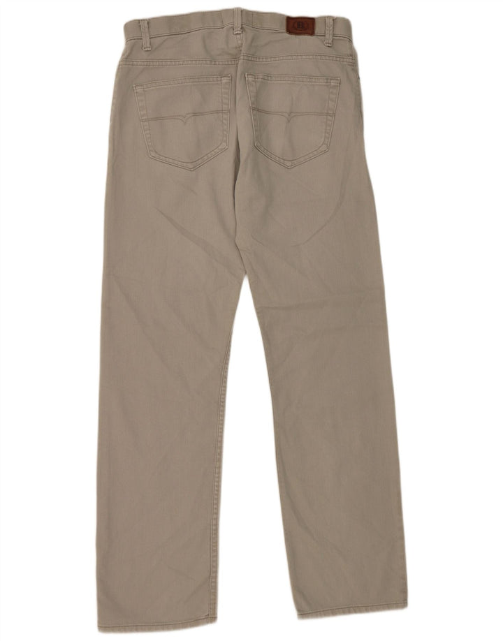 Jeans dritti Marks & Spencer da uomo blu Harbour W34 L33 cotone grigio