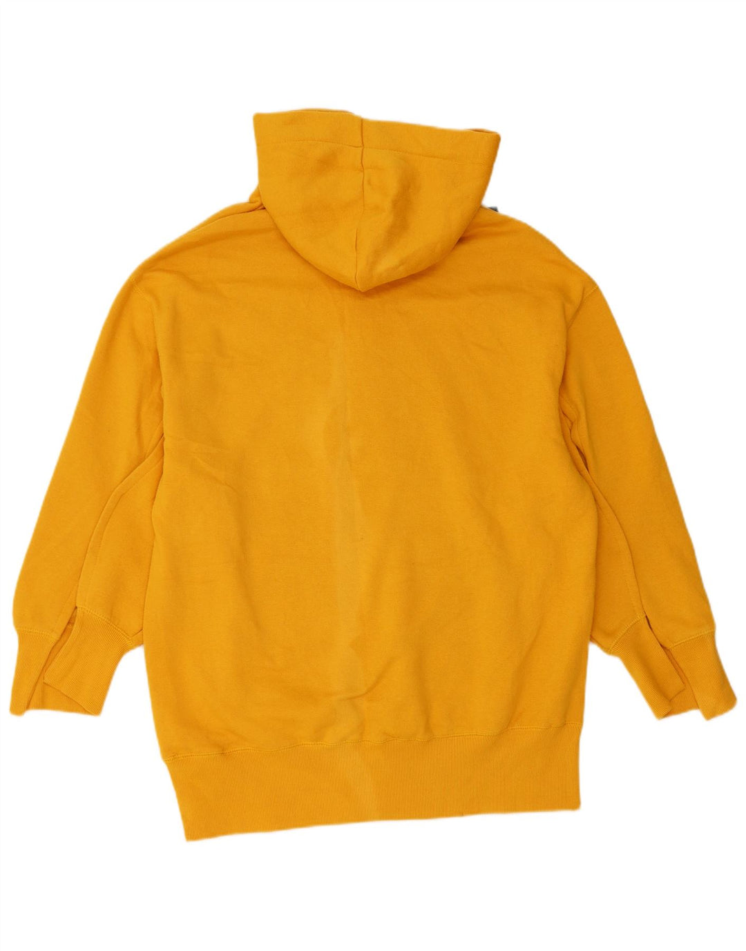 Maglione oversize con cappuccio da donna Zara UK 10 piccolo poliestere giallo