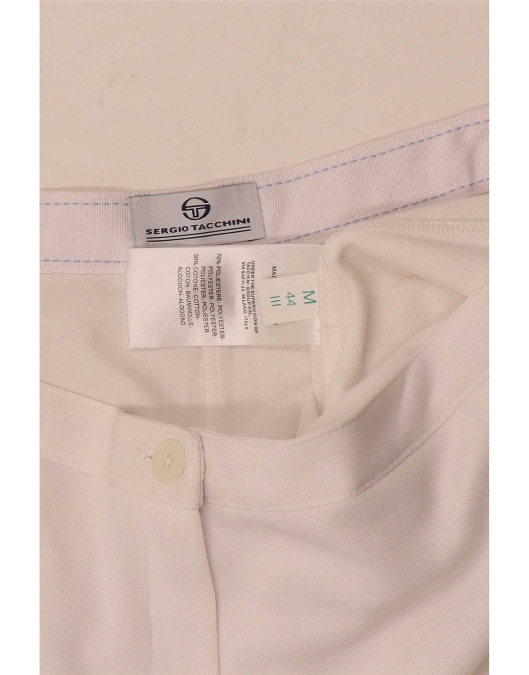 Pantaloncini da donna Sergio Tacchini medi W30 poliestere bianco