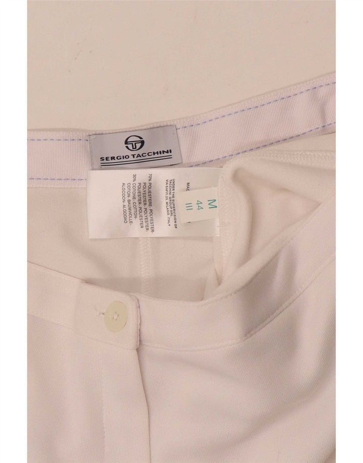 Pantaloncini da donna Sergio Tacchini medi W30 poliestere bianco