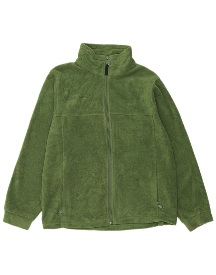 Giacca in pile Columbia per ragazze 14-15 anni in poliestere verde