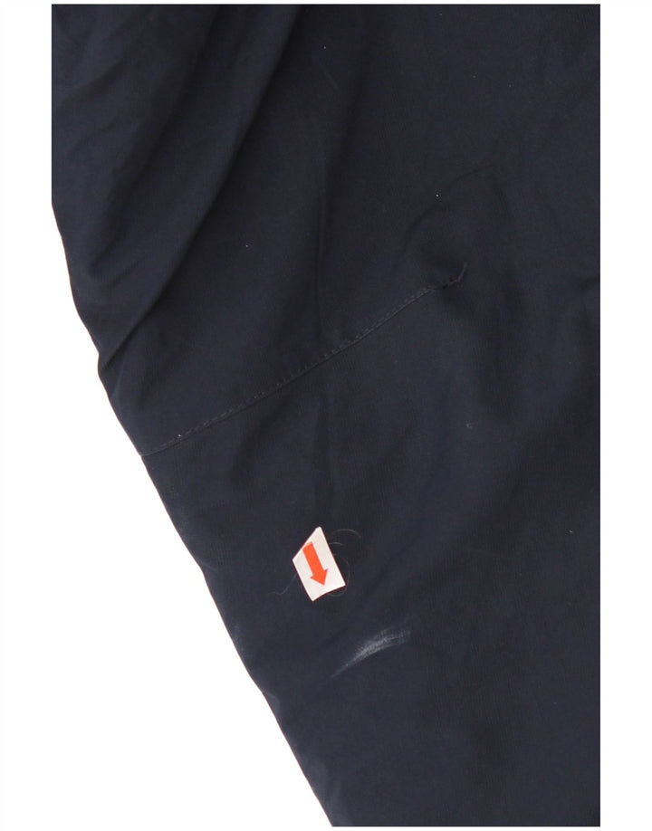 Giacca da ginnastica grafica da uomo Adidas grande in poliestere blu navy