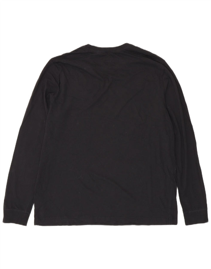 Top Nike da uomo a maniche lunghe XL in cotone nero