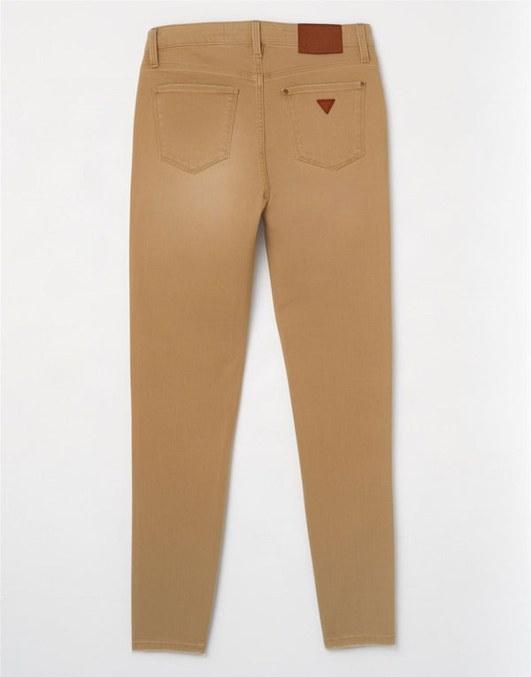 Jeans skinny da donna Guess W28 L29 cotone beige