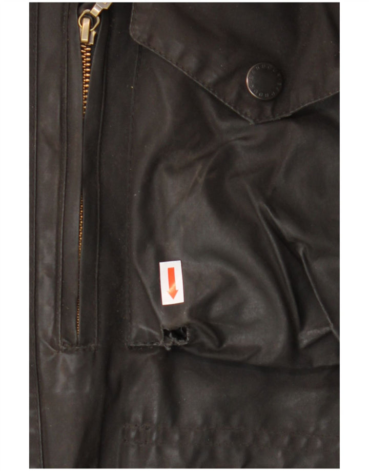 BARBOUR Giacca da uomo in cotone cerato UK 38 Marrone medio