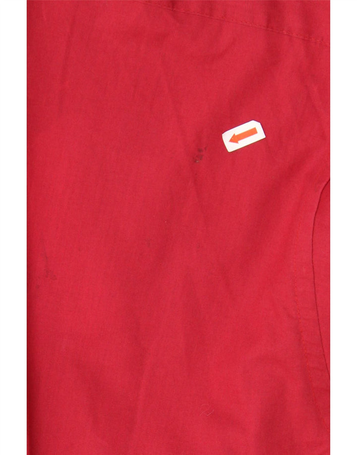 PIERRE CARDIN Mens Shirt Size 18 2XL Red Cotton Vintage Pierre Cardin and Second-Hand Pierre Cardin from Messina Hembry 