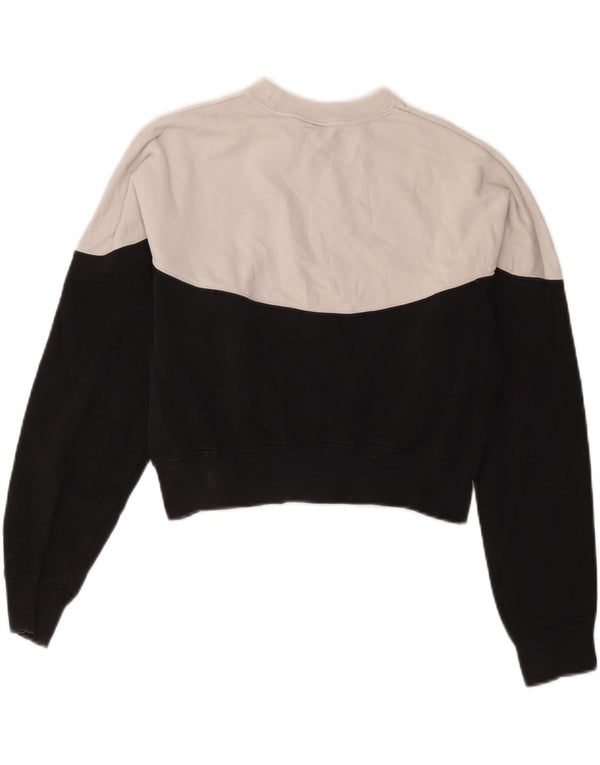 Felpa NIKE da donna, vestibilità ampia, taglia UK 10, piccola, nera, sportiva