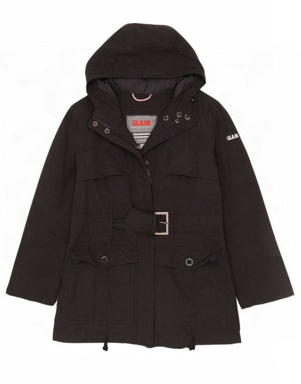 Giacca Parka con cappuccio da donna Slam UK 18 XL nylon nero