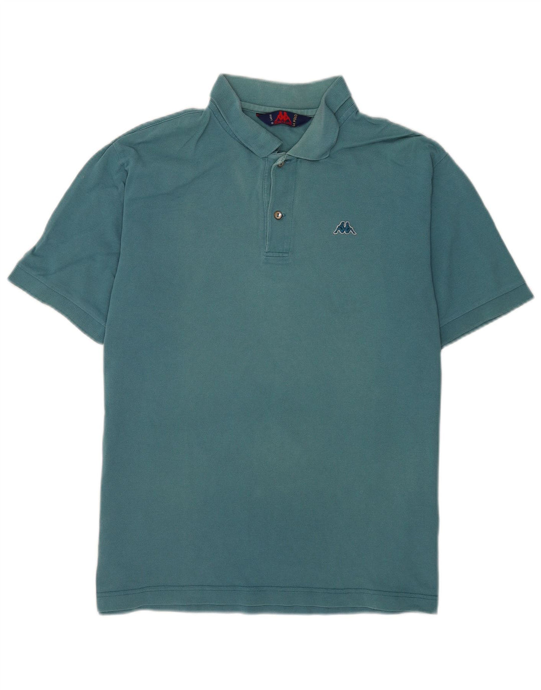 Polo Kappa Uomo Large Blu In Cotone