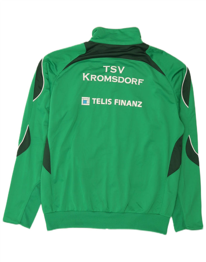 Giacca da tuta grafica da uomo Saller XL verde in poliestere color block