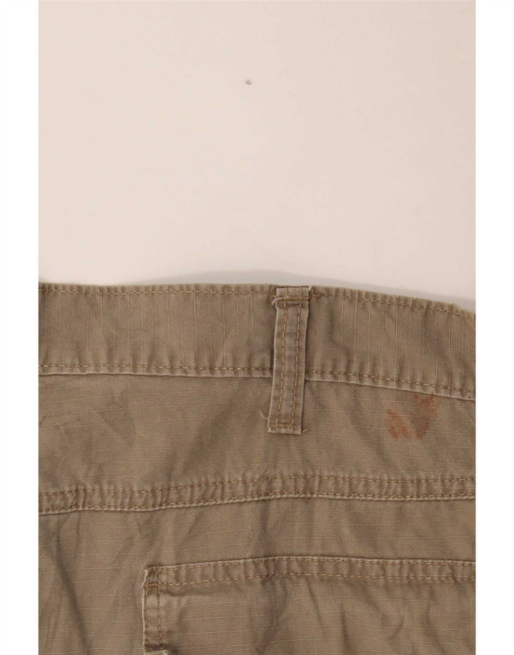 Pantaloncini cargo da uomo Wrangler W36 grandi cotone kaki