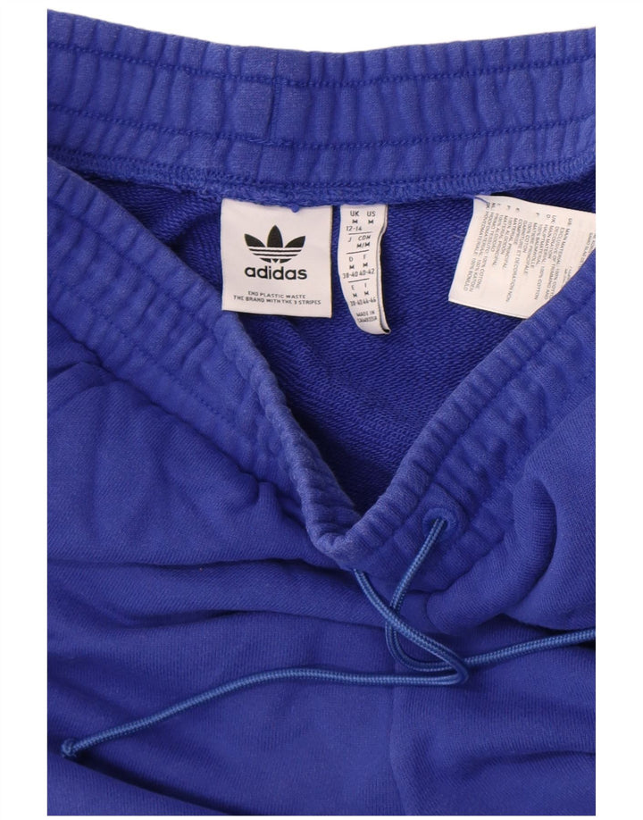 Pantaloni da tuta da donna Adidas Joggers UK 12/14 Cotone blu medio