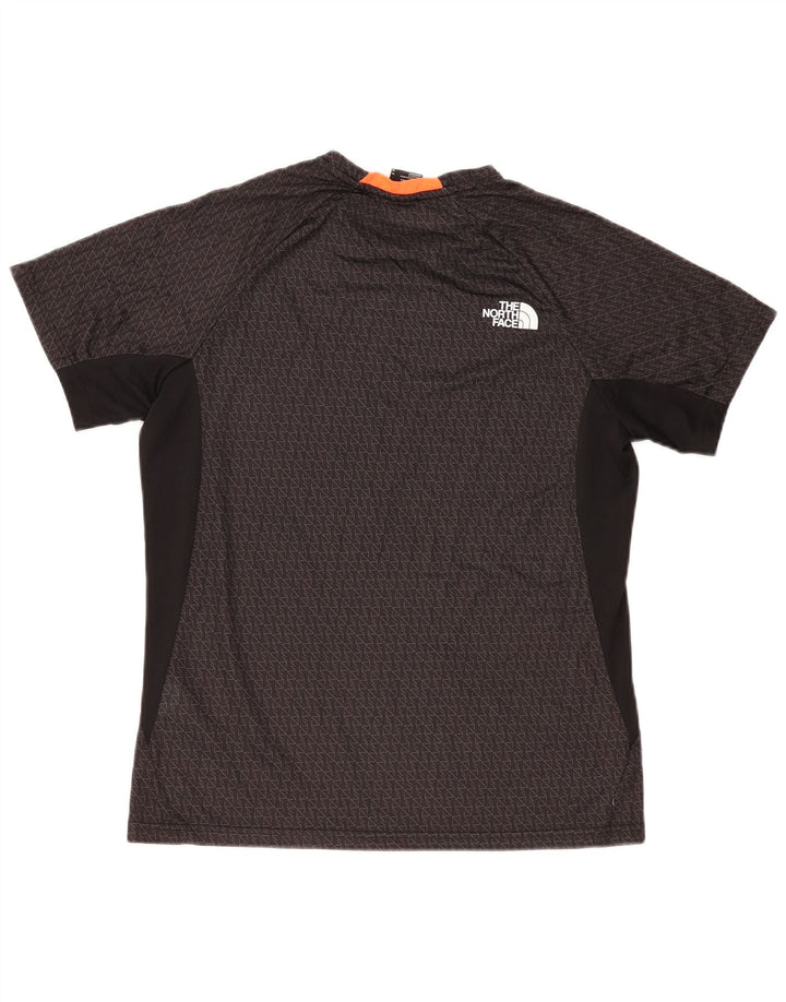 T-shirt da uomo The North Face Top in poliestere geometrico nero medio
