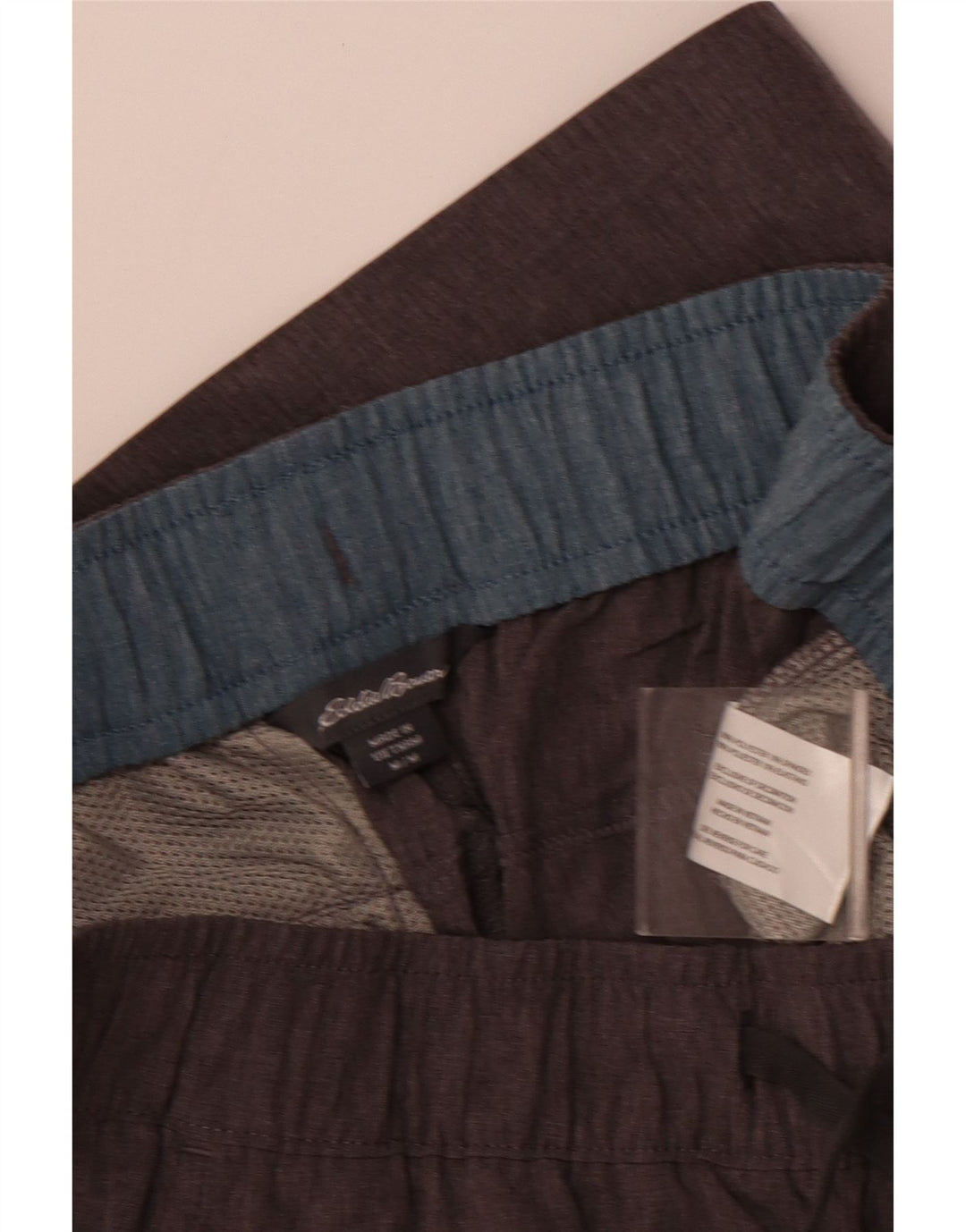 Pantaloncini sportivi da uomo EDDIE BAUER Poliestere grigio medio