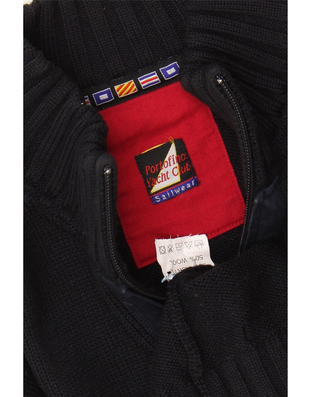 Maglione cardigan da donna PORTOFINO UK 16 grande lana nera