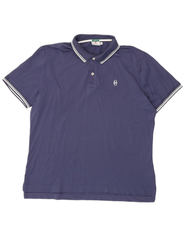 Polo Uomo CONTE OF FLORENCE 3XL Blu Navy Poliammide