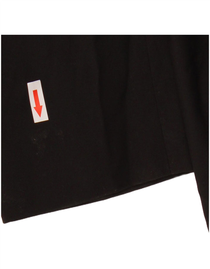 Giacca blazer da uomo Marks & Spencer Autograph a 2 bottoni UK 40 grande nera