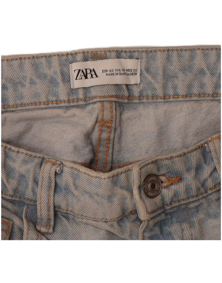 Jeans affusolati a vita alta da donna Zara EU 40 medio W30 L26 blu