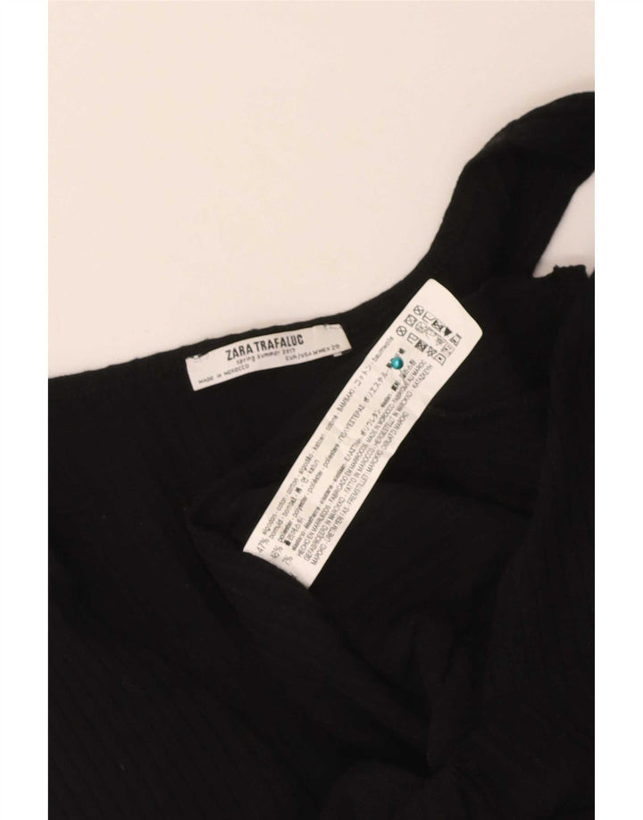 Tuta senza maniche da donna Zara UK 12 cotone nero medio
