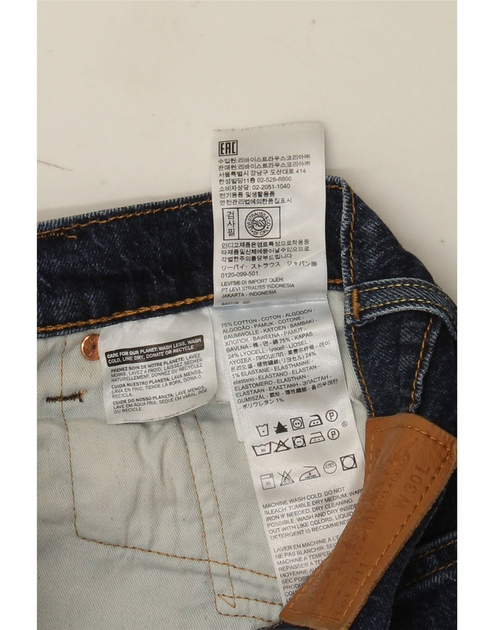 Pantaloncini di jeans Levi's 511 da uomo W30 cotone blu navy medio