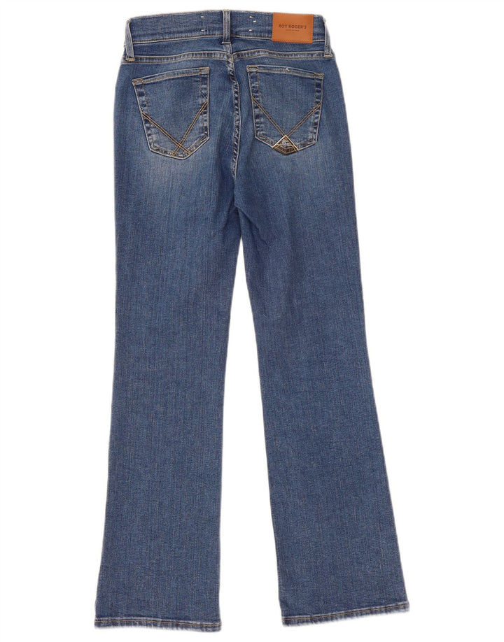 Jeans bootcut da donna Roy Rogers W26 L27 cotone blu