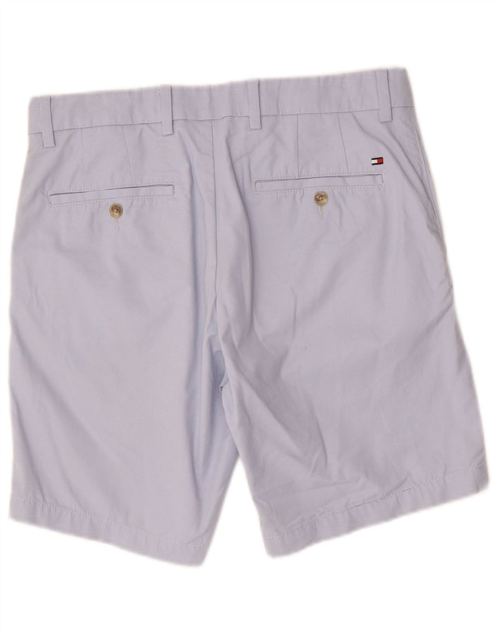 Pantaloncini chino da uomo Tommy Hilfiger W32 cotone blu medio