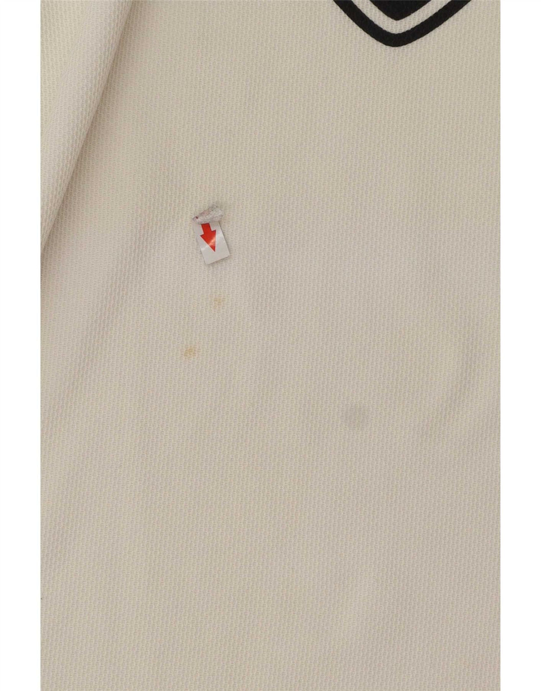 T-shirt grafica da uomo Nike Top UK 36/38 piccola in poliestere a righe bianche
