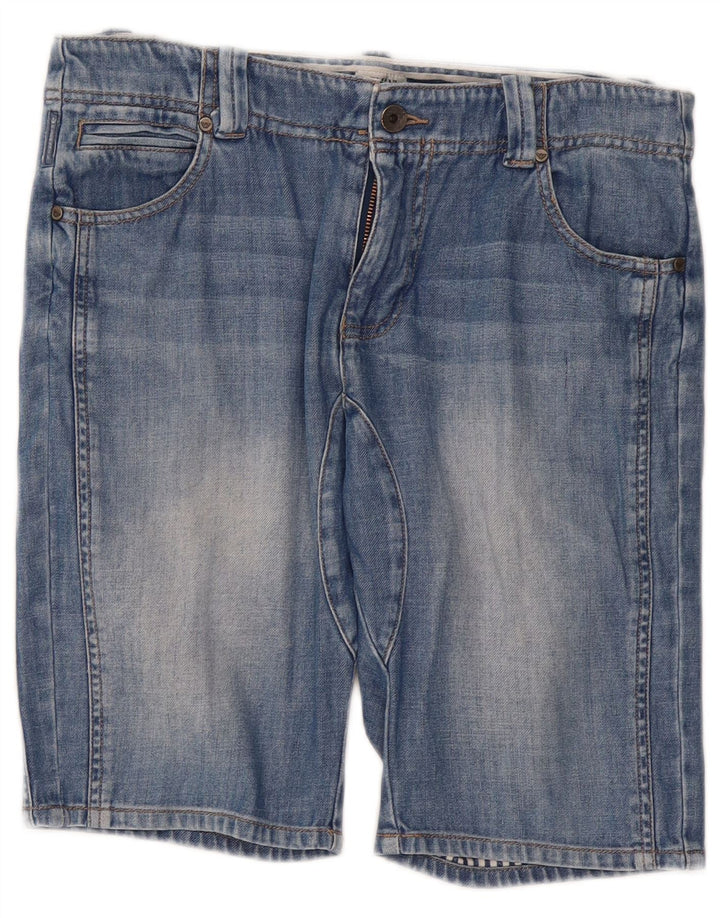Pantaloncini di jeans da ragazzo Armani Junior 14-15 anni W32 Blu Cotone