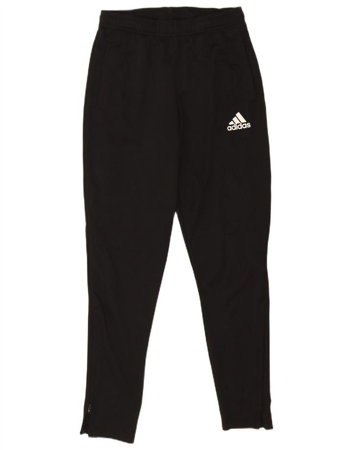 Pantaloni da tuta Adidas Climalite da uomo piccoli in poliestere nero