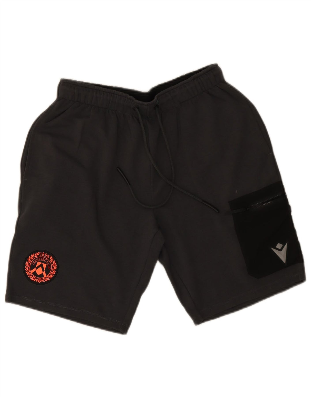 Pantaloncini sportivi Macron Uomo Udinese Calcio Cotone Grigio Medio