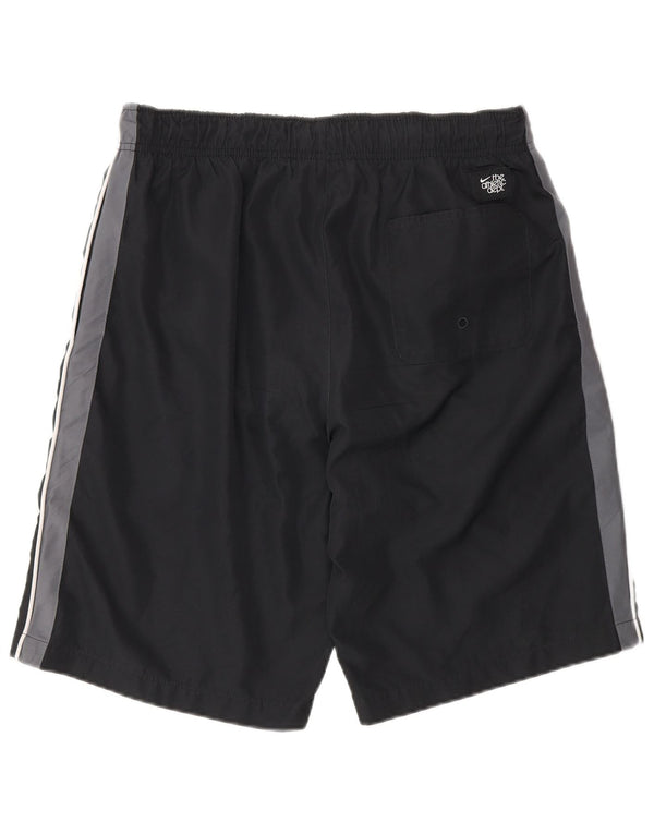 Pantaloncini da bagno Nike da uomo medio nero in poliestere