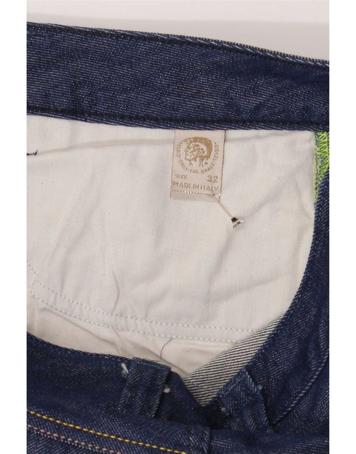 Jeans dritti da uomo Diesel W32 L28 Blu