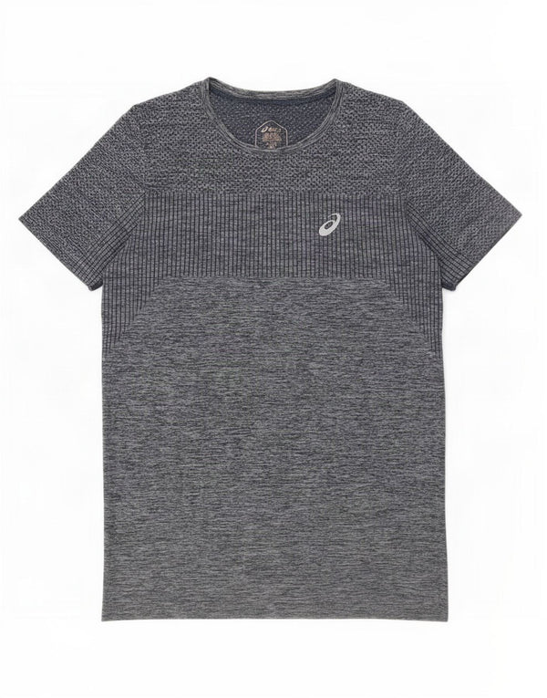 T-shirt da uomo Asics Top medio blu navy screziato