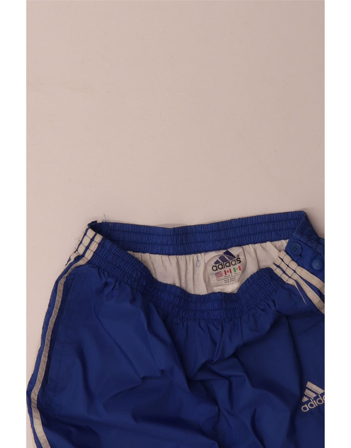Pantaloni da tuta da uomo ADIDAS grandi blu in poliestere