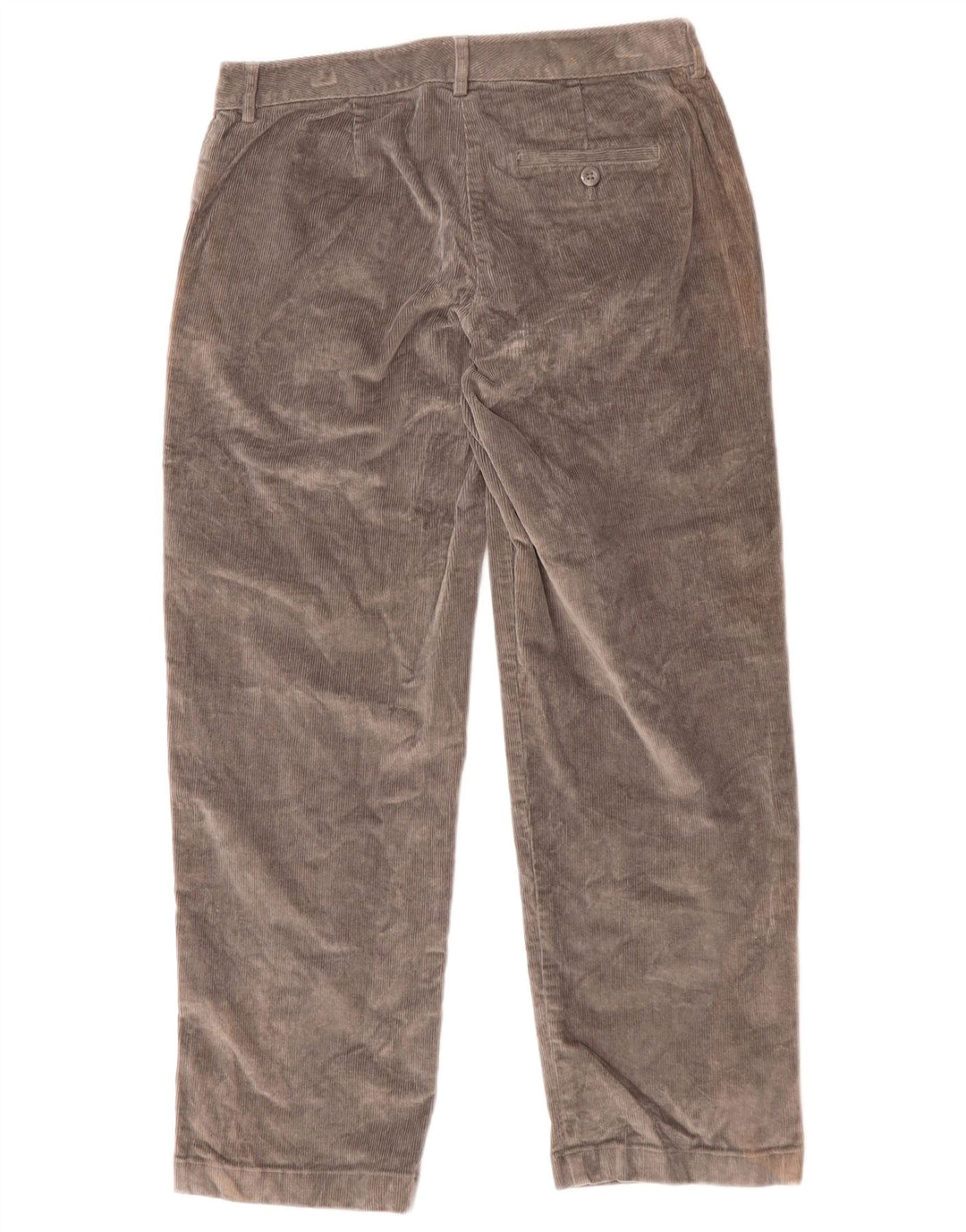 Pantaloni di velluto a coste da donna L.L.Bean US 4 Small W27 L27 Cotone grigio